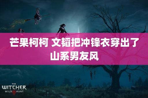 芒果柯柯 文韬把冲锋衣穿出了山系男友风