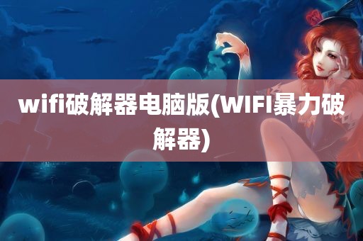 wifi破解器电脑版(WIFI暴力破解器)