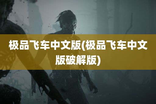 极品飞车中文版(极品飞车中文版破解版)