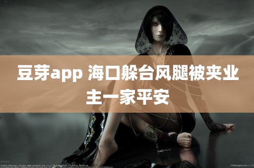 豆芽app 海口躲台风腿被夹业主一家平安