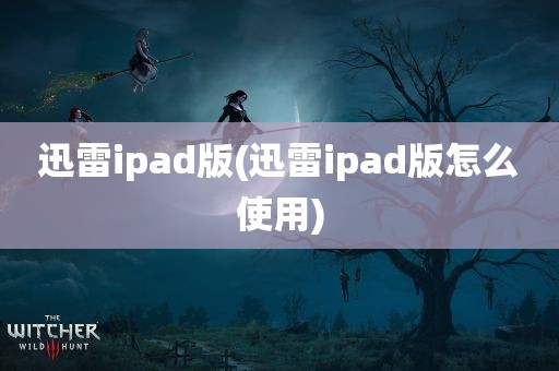 迅雷ipad版(迅雷ipad版怎么使用)