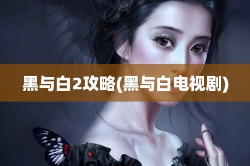 黑与白2攻略(黑与白电视剧)