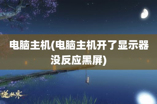 电脑主机(电脑主机开了显示器没反应黑屏)