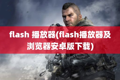 flash 播放器(flash播放器及浏览器安卓版下载)