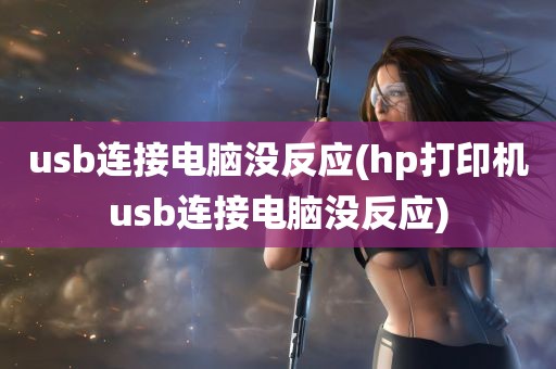 usb连接电脑没反应(hp打印机usb连接电脑没反应)