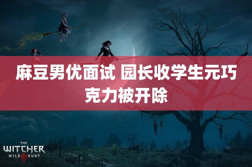 麻豆男优面试 园长收学生元巧克力被开除