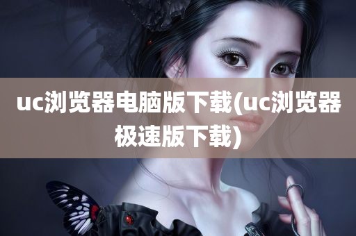 uc浏览器电脑版下载(uc浏览器极速版下载)