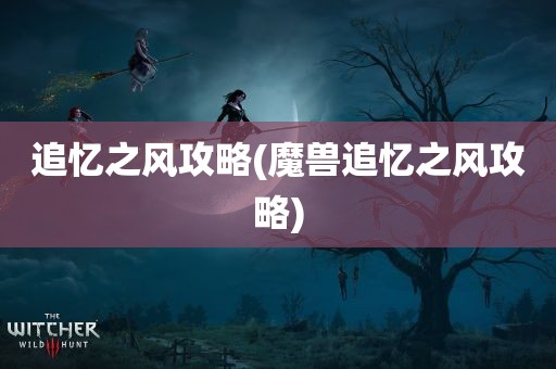 追忆之风攻略(魔兽追忆之风攻略)