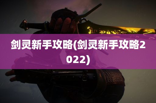 剑灵新手攻略(剑灵新手攻略2022)