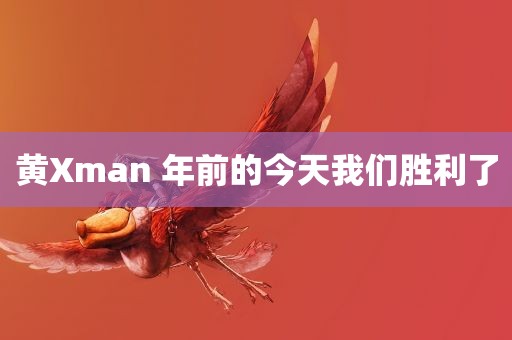 黄Xman 年前的今天我们胜利了