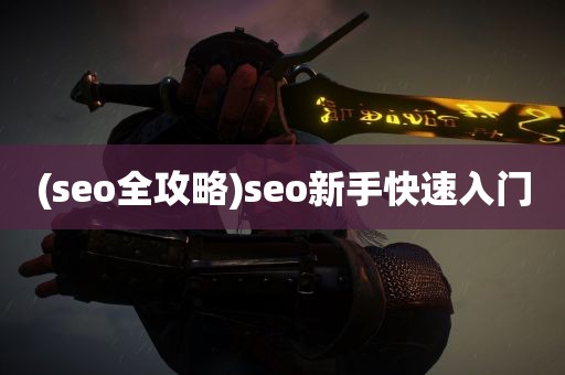 (seo全攻略)seo新手快速入门