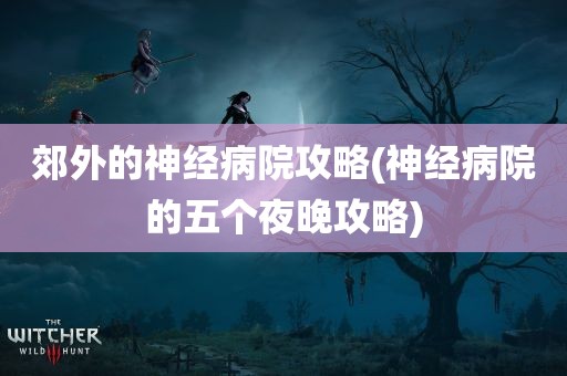 郊外的神经病院攻略(神经病院的五个夜晚攻略)