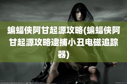 蝙蝠侠阿甘起源攻略(蝙蝠侠阿甘起源攻略逮捕小丑电磁追踪器)