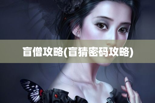 盲僧攻略(盲猜密码攻略)