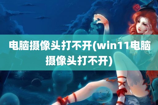 电脑摄像头打不开(win11电脑摄像头打不开)