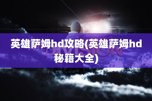 英雄萨姆hd攻略(英雄萨姆hd秘籍大全)