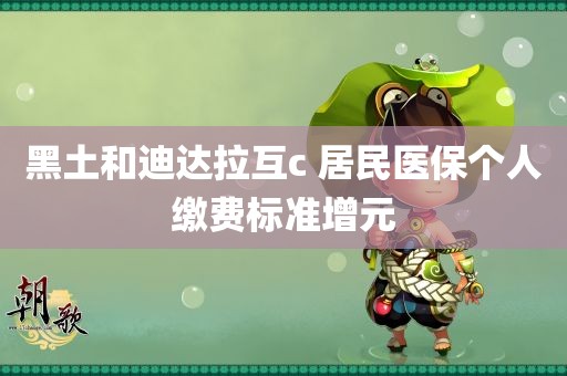 黑土和迪达拉互c 居民医保个人缴费标准增元