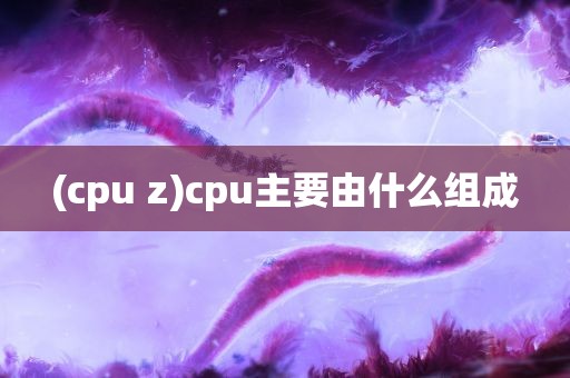 (cpu z)cpu主要由什么组成