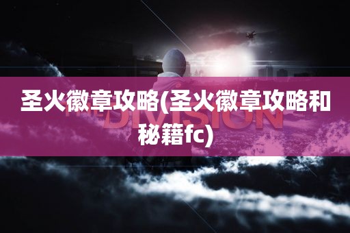 圣火徽章攻略(圣火徽章攻略和秘籍fc)