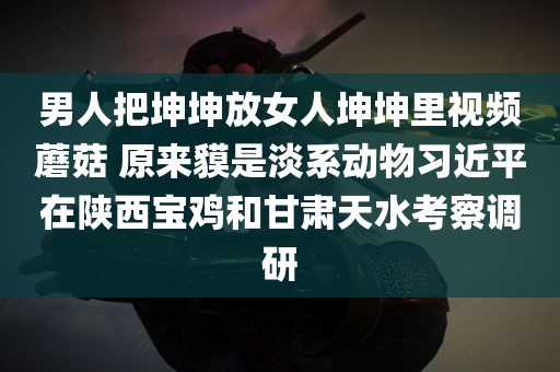 男人把坤坤放女人坤坤里视频蘑菇 原来貘是淡系动物习近平在陕西宝鸡和甘肃天水考察调研