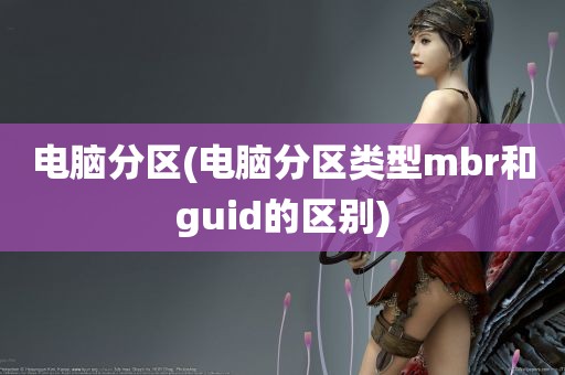 电脑分区(电脑分区类型mbr和guid的区别)