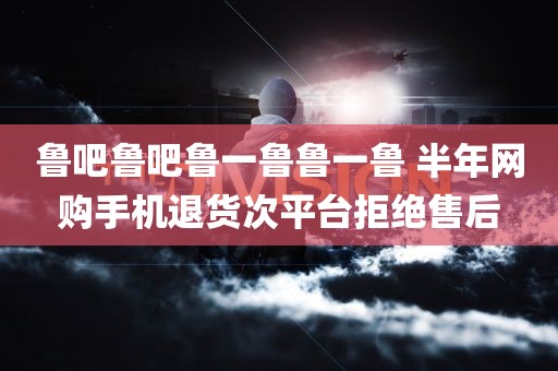 鲁吧鲁吧鲁一鲁鲁一鲁 半年网购手机退货次平台拒绝售后