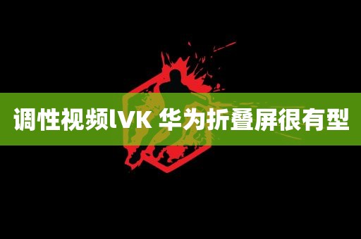 调性视频lVK 华为折叠屏很有型