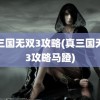 真三国无双3攻略(真三国无双3攻略马蹬)