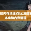 (电脑内存清理)怎么清理笔记本电脑内存清理