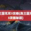 真三国无双3攻略(真三国无双3攻略秘籍)