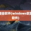 软路由软件(windows软路由软件)