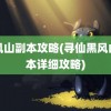 黑风山副本攻略(寻仙黑风山副本详细攻略)