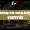 筵席攻略(筵席攻略皇后着生孩子是真辛苦)