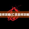 巫师攻略(亡灵巫师攻略)