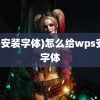 (ps安装字体)怎么给wps安装字体