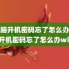 (电脑开机密码忘了怎么办)电脑开机密码忘了怎么办win7