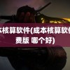 成本核算软件(成本核算软件免费版 哪个好)