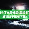 跑跑卡丁车单机版(跑跑卡丁车单机版手机版下载)