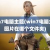 win7电脑主题(win7电脑主题图片在哪个文件夹)